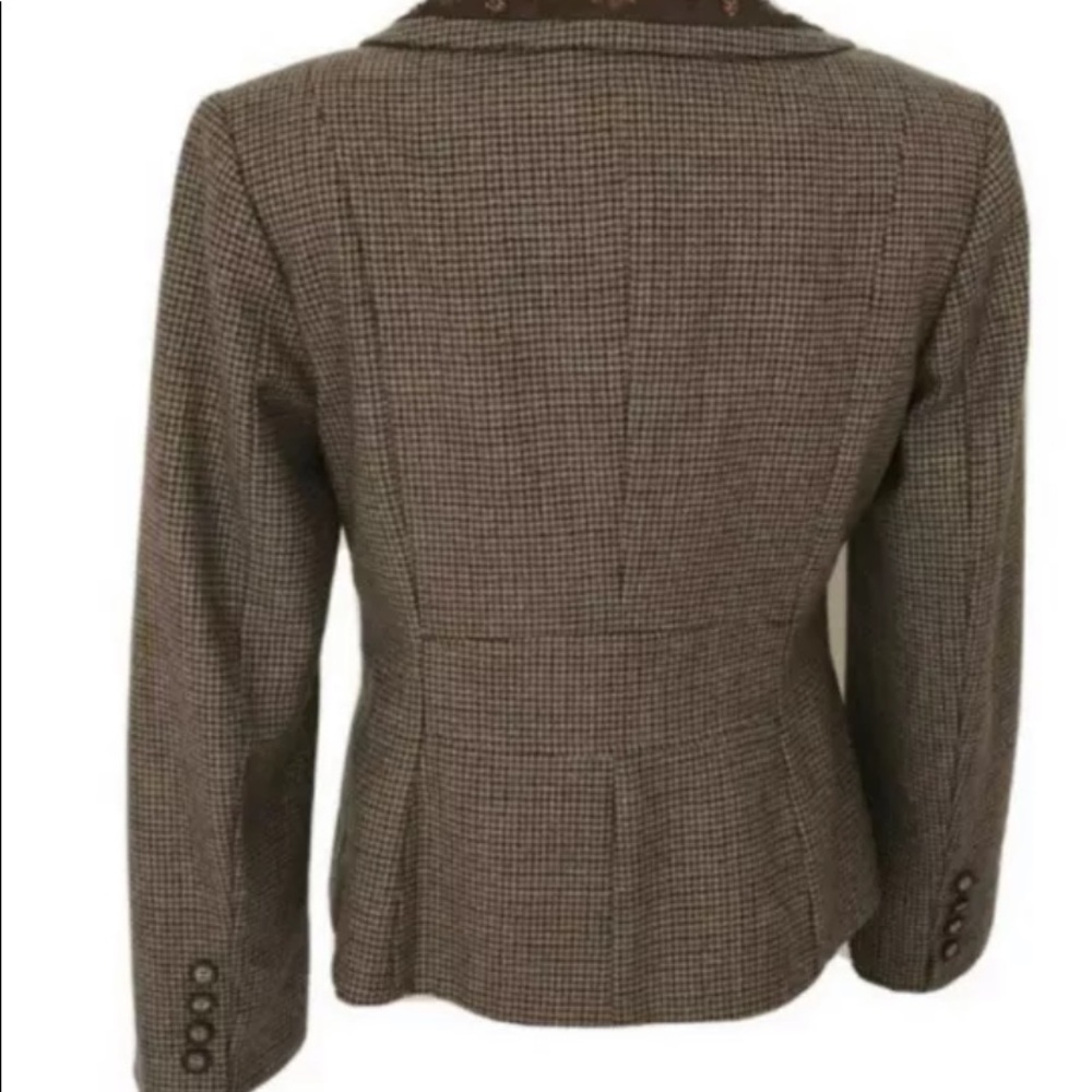NWT Sundance Wool Plaid Riding Blazer - Picture 2 of 5